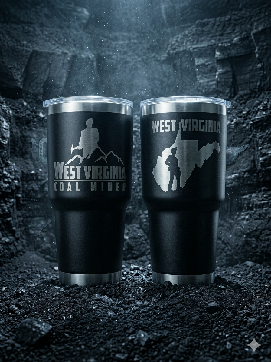 WV Coal Miner Tumbler